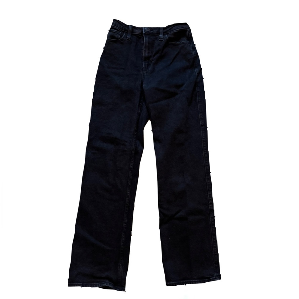 Ultra high-rise straight leg dad jean. Barely worn and in great condition!